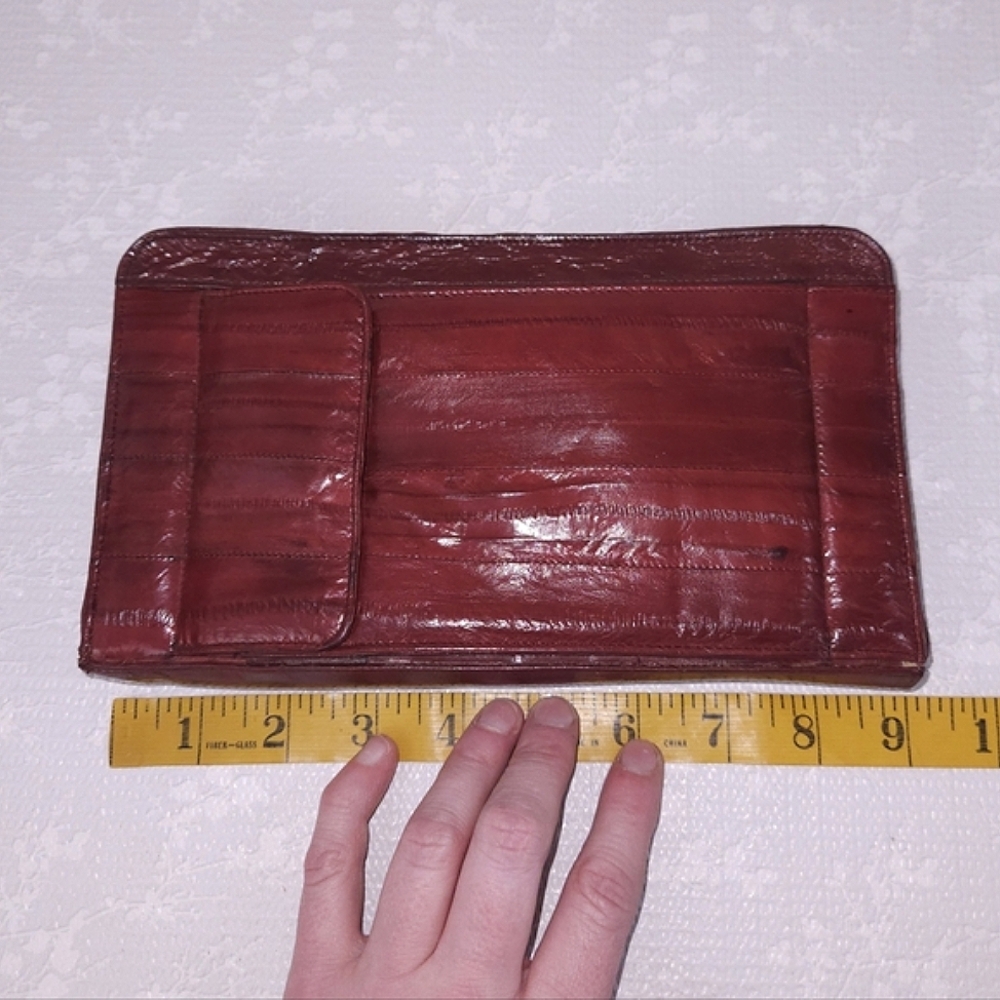 Vintage EEL Skin Clutch - Picture 14 of 16
